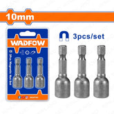 Wadfow by Winland Set of 3pieces Magnetic Nut 1/4in Hex (48mm) with Strong Magnet WWR1K10 WAD-HT